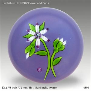 Perthshire LE 1974B paperweight (ref. 4896)