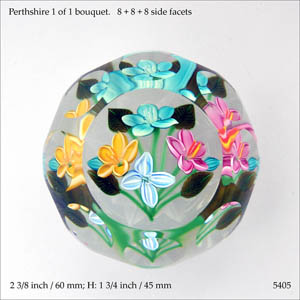 Perthshire 1 of 1 Bouquet paperweight (ref. 5405)