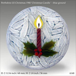 Perthshire LE Christmas 1980 paperweight (ref. 6148)
