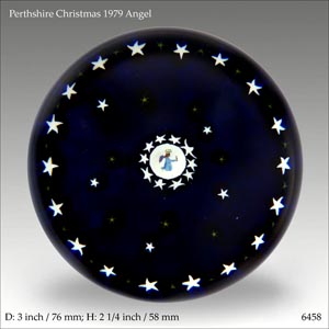 Perthshire Xmas 1979 paperweight (ref. 6458)