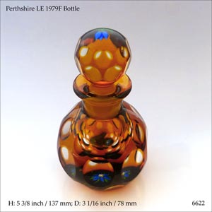 Perthshire LE 1979F bottle paperweight (ref. 6622)
