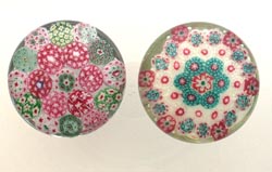 Early Chinese millefiori paperweights