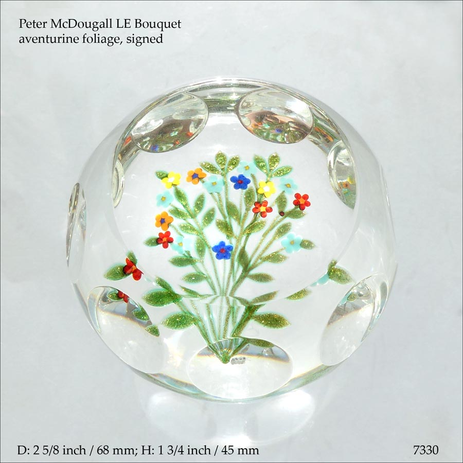 Peter McDougall bouquet paperweight (ref. 7330)