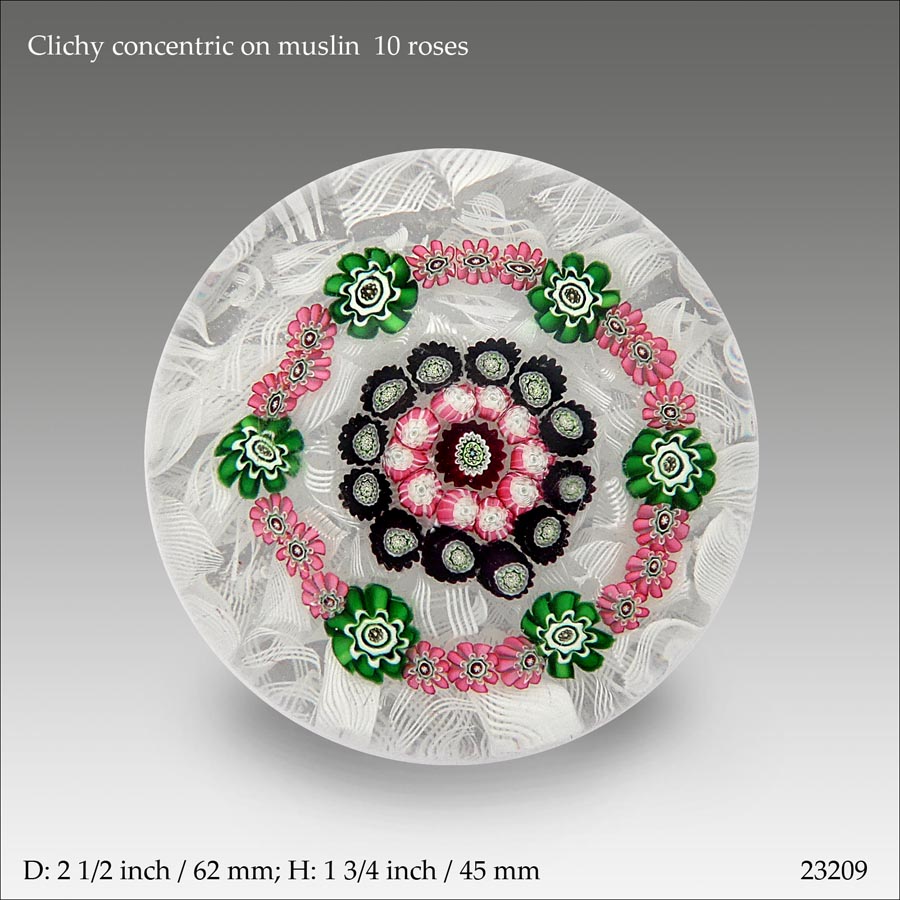 Clichy millefiori paperweight (ref. 23209)