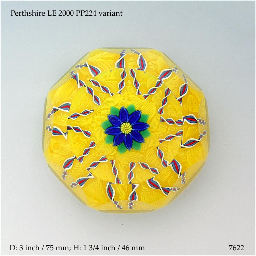 Perthshire PP 224 paperweight (ref. 7622)