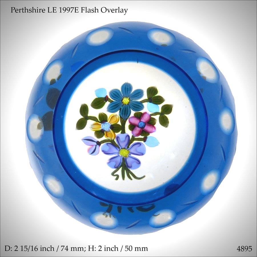 Perthshire LE 1997E paperweight (ref. 4895)
