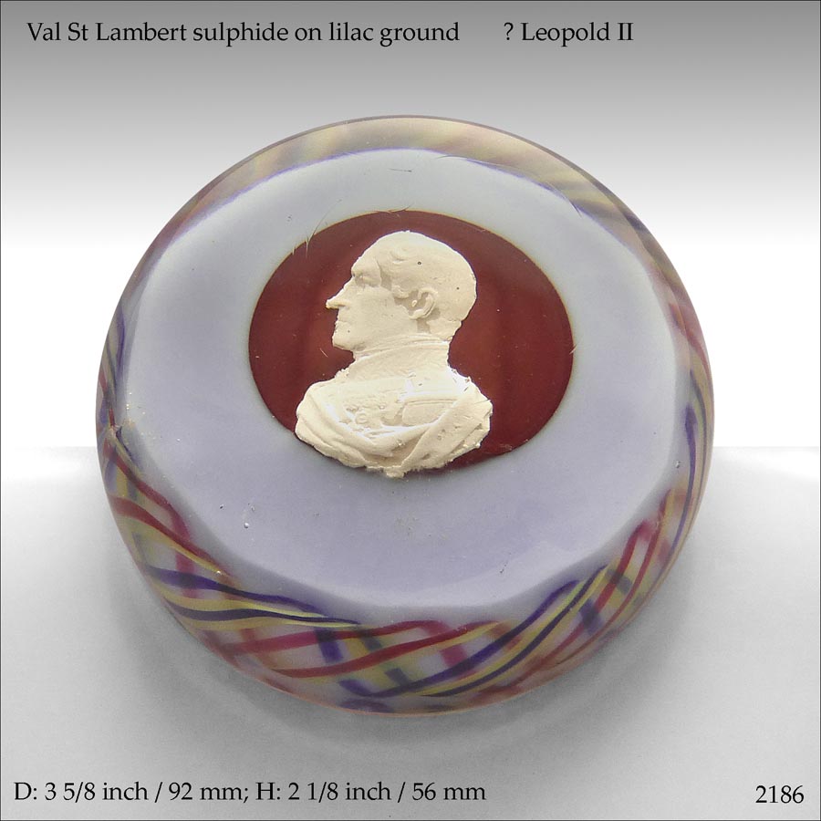 Val St Lambert paperweight