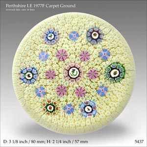 Perthshire LE 1977F paperweight (ref. 5437)