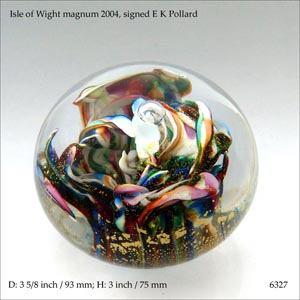 Isle of White magnum paperweight (ref. 6327)