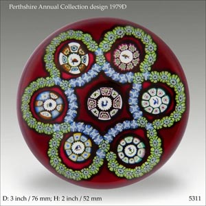 Perthshire 1979D paperweight (ref. 5311)