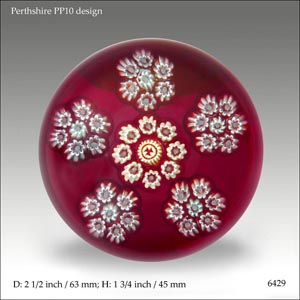 Perthshire PP10 paperweight (ref. 6429)