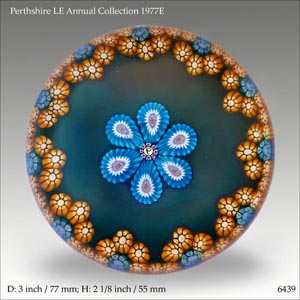 Perthshire 1977E LE paperweight (ref. 6439)