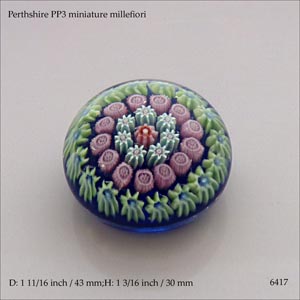 Perthshire PP3 millefiori paperweight (ref. 6417)